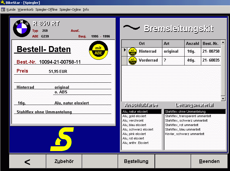 Bildschirmfoto BikeStar