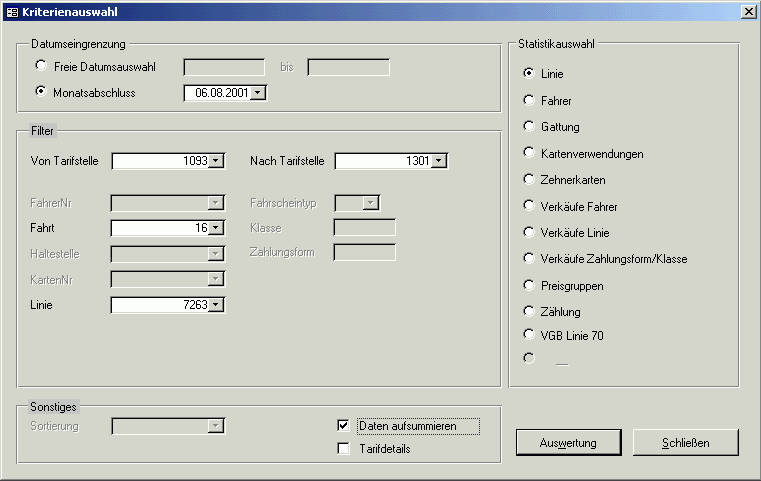 Bildschirmfoto Statistik 2000